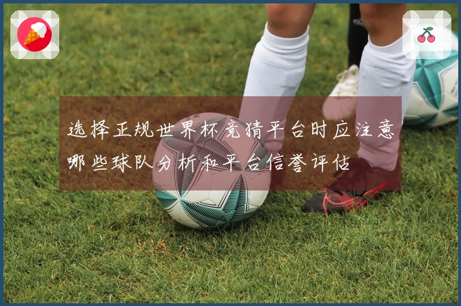 选择正规世界杯竞猜平台时应注意哪些球队分析和平台信誉评估