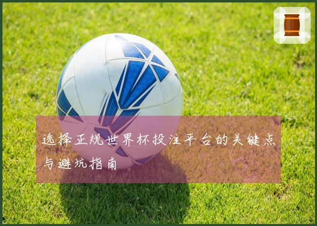 选择正规世界杯投注平台的关键点与避坑指南