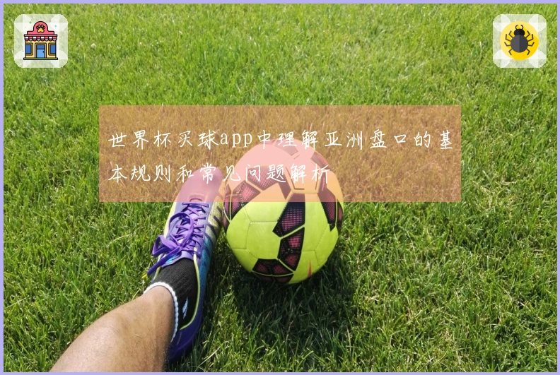 世界杯买球app中理解亚洲盘口的基本规则和常见问题解析